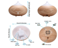 Excelvan Upgraded 280ML Electric Aroma Diffuser Humidifier Essential Oil Aroma Dif. 