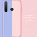 Biruiqu For Realme 5 5i 5S Realme C3 Case Liquid Silicone Soft Gel Rubber Shockproof Cover. 