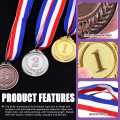 15 Pcs Winner Medals Gold Silver Bronze Award Medals,1St 2Nd 3Rd Award Medals,for Style, Decorations,Awards. 