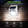 SANX 30LED Solar Light Waterproof Motion Sensor Solar Street Light Solar Security Warning Lamp with Remote for Garden Houses. 