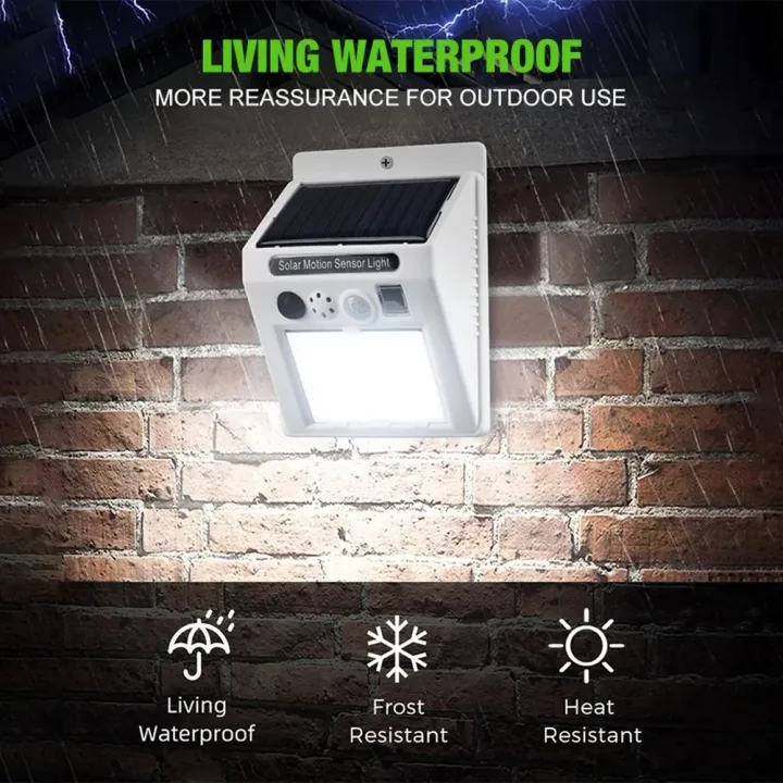 SANX%2030LED%20Solar%20Light%20Waterproof%20Motion%20Sensor%20Solar%20Street%20Light%20Solar%20Security%20Warning%20Lamp%20with%20Remote%20for%20Garden%20Houses%20-%20Image%203