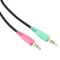 Replacement Cable for Sennheiser G4ME ONE GAME ZERO 373D GSP 350 / GSP 500 / GSP 600 Headphones(PC Version 2 Meters). 