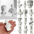 Resin Ornaments Art Greek Mythology Plaster Statue Gypsum Bust Portraits Human Head Statue. 