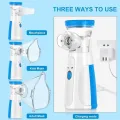 Portable Mesh Nebulizer Machine for Adults & Kids | Rechargeable Medicine Inhaler Nebulizer for Breathing Relief, Cough, Asthma | Masks for Kids & Adults. 