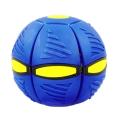 Magic Flying Saucer Ball Frisbee Deformation Ufo Football Flat Throw Disc With 3 Led Lights Flying Toys Outdoor Garden Beach Game Toy. 