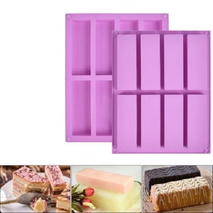 Bar Silicone Baking Mold 8 Cavity