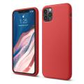 Apple iphone 11 pro max silicone case - Red. 
