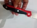 1 pcs 10 inch original stainless steel kinfe with Red and Black Handle kitchen knife  cooking knife premium quality  knives. 