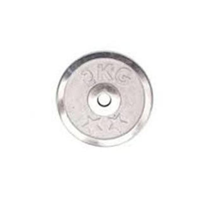 Silver Weight Plate Pair - 2 KG