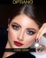 Optiano Cool Gray Daily Wear Eyesight Lenses | All Contact Lenses Number Available with ( Complete Kit ). 