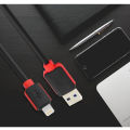 ORIGINAL Warner 1.2 Meter | Micro USB | Type C | Lightning Iphone |  3.0 Fast Charging + Data Cable For Samsung / HTC / Infinix / Xiaomi / Oppo / Huawei / Nokia / Lenovo / Android Phones - Colour Black & Red. 