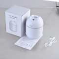 Portable Mini Air Humidifier USB Desktop Humidifier for Car Bedroom Air Diffuser Fogger Mist Maker Sprayer with LED Night Lamp. 