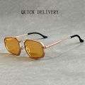 heavy metal Steampunk Sunglasses For Men New Retro Punk Fashion Glasses Luxe Vintage Gafas De Sol Hombre Lunette De Soleil Homme. 