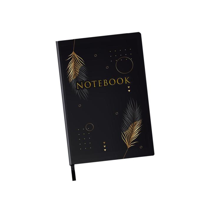 PaperCuts"NOTEBOOK"  Golden & Silver Leaves   - Printed Journal Diary Notebook A5 & A6 Size