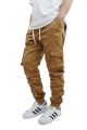 Trendy Cargo Jogging Trousers For Men In Camel Color Machine Washable Premium Quality- 6 Pocket Trouser. 