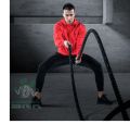 BATTLE ROPE FITNESS MUSCLE STRENGTH TRAINING BATTLE ROPE 50 mm DIAMETER. 