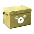 Pack of 2 - Foldable Cute Bear Oxford Cloth Storage Box Square Storage Boxes For Home Bedroom Fabric Clothing Toys CD Organizer Case. 