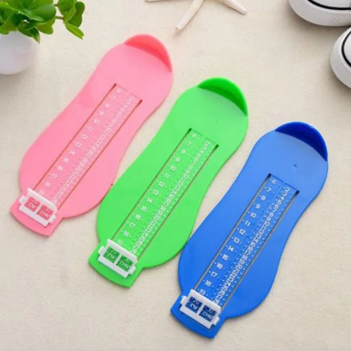 Easy Foot Ruler New Precise Baby Foot Ruler Shoes Fittings Gauge Tools Plastics Foot ...