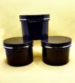 Plastic Spice Storage Jars 100ml Pack of 6 with Lids Clear Kitchen Containers. 
