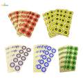250Pcs/25 Sheets Splatter paper target High Visibility for Bow Outdoor. 