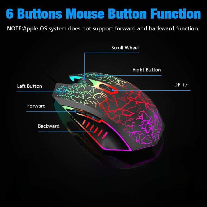 Professional%203600%20DPI%20Rechargeable%20Gaming%20RGB%20USB%20Wireless%20Optical%20Mouse%20with%206%20Programmable%20Buttons%20-%20White%202.4G%20Backlit%20Mice%20-%20Image%202