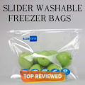 Pack of 20 small size Freezer bags , Plastic zip bags , Zip lock bags. 
