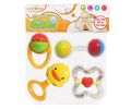 4 Pcs New Born Babies Rattle Set, Toy for Babies, Non-Toxic KiDs shopping Mall. 