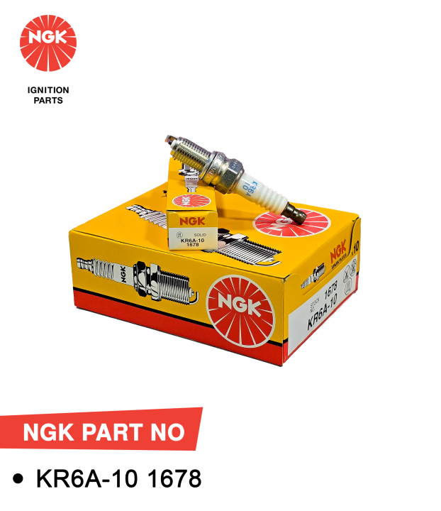 NGK Spark Plug M Suzuki Wagon-R (Pakistan Assembled), Suzuki Cultus New (2017-2024) KR6A10 : 1678 (Japan)