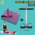 Syedna Ecommerce Wellness Combo: Pack of 2 Yoga Mats and Spring Tummy Trimmer – Anti-Slip, High-Quality Fitness Essentials for Home Gym, Weight Loss, and Core Strengthening – Men and Women's Exercise Mat with Trimmer For Belly Loss  Premium Quality.". 