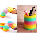 Magic Slinky Rainbow Neon Springs Bounce Fun Toy. 