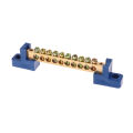 6*9 4/6/8/10/12 Holes Electrical Connector Distribution Box Neutral Terminal Rail Terminal Block High Bridge Type Ground Bar Eatop. 