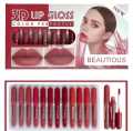 Beautious Pack of 6 & 12 Lipgloss Matte Nude Redish Shades Lipglosses Lipsticks. 