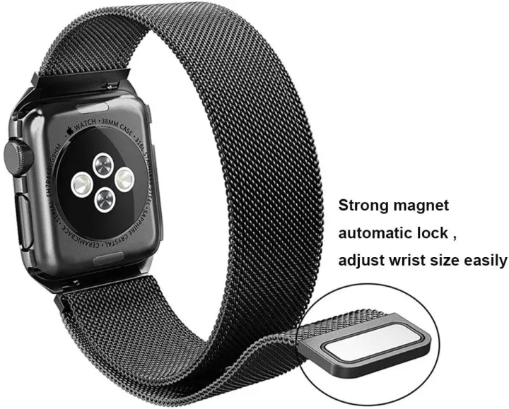 Black%20Magnetic%20Strap%20for%20W26+%20W26%20Plus%20Watch%20-%20Image%202
