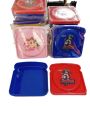 Square Lunch Box Storage Box Lunch Box Tiffin Box 1 Pcs. 