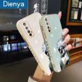 dienya For Realme 7 Realme Narzo 20 Pro Case Fashion Tide Boy Luxury Plating Phone Case Edge Pattern Silicone Casing Full Back Cover Camera Protection Cases Softcase. 