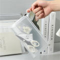 A5 size File bag Portable A4 size B6 size Transparent plasticbag File folder for School supplies Office organization Home. 