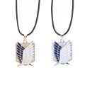 &lt;wholesale&gt;Necklace Funny Creative Attack On Titan Anime Cosplay Necklace for Women. 