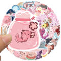 50pcs Axolotl Kawaii Stickers Mixed Cartoon Pet Salamander Decal DIY Toys Bicycle Helmet Motorcycle Skateboard Sticker for Kids Gifts Toys. 