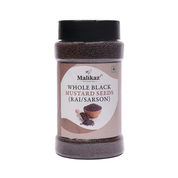 The Royale Taste Whole Black Mustard Seeds (Rai/Sarson), 100 g