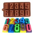 Big Numbers Silicone Chocolate Mold 123. 