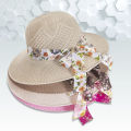 Beach Hat Sun Protection Summer Friendly to Skin Girls Sun Hat. 