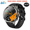 Original H19 4G Full Netcom 128GB Smartwatch Android 9.0 With Power Bank 1.95 inch Amoled Screen Camera GPS WIFI Smart Watch Men. 