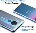 For Nokia 5.4 Back Cover Shockproof Transparent Soft TPU Silicone Protector Phone Case with Shock Absorption Bumper Corners. 