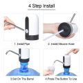 Automatic Water Dispenser Pump Machine USB Rechargeable Smart Electric Drinking Water Bottle Pump Portable Wireless Chargeable Water Pump for Outdoor Indoor Home Office Travel Imported High Quality Beverage Suction Pump New Genuine Water Suction Device. 