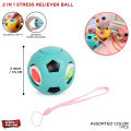 1 Pc Pop It Stress Reliever Ball Toy For Kids & Adults Magic Football Popit Puzzle Cube Game Fidget Fingertip Spinning Stress Relief Magical 360 degree Rotation 2 in 1 Puzzle Cube Game For Kid and Adult Interactive Hand Spinning Ball Assorted Color. 