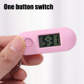 【New design】Mini Digital Silent Luminous Portable Key Chain Digital Electronic Clock Student Exam Study Library Pocket Watch Green Back light LCD Display. 