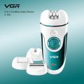 VGR V-700 Cordless Professional 4 in 1 Women Epilator & Shaver for Face, Legs, Underarms & Bikini area with Callus Remover for Wet & Dry. 