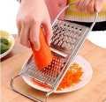 Multi purpose Stainless Steel- Grater Box Grater kadu kash machine Cheese Cucumber Vegetable Cheese Slicer Shredder Kitchen Accessories. 