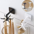 Kitchen Spoon Holder Stand, Rotating 360° Wall-Mounted, Punch-Free, Multi-Purpose Rack for Utensils, Jewelry, and Accessories – 1Pc. 