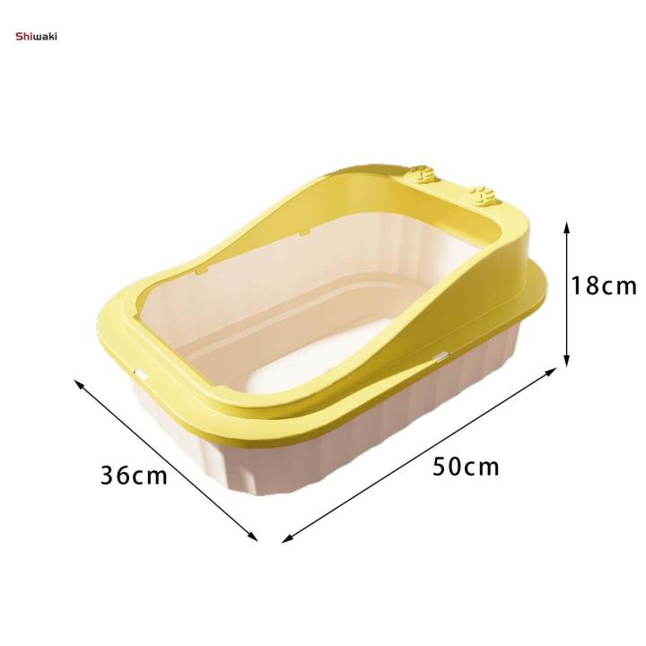 Cat%20Litter%20Box%20Kitty%20Litter%20Pan%20High%20Sided%20Splashproof%20Cat%20Sand%20Box%20Easy%20to%20Clean%20Low%20Profile%20Cat%20Litter%20Tray%20Kitten%20Litter%20Boxes%20Low%20Entry%20-%20Image%204